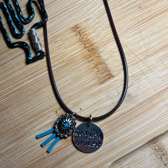 Ranchy & Gangsta Leather Cord Necklace - Picture 2 of 2